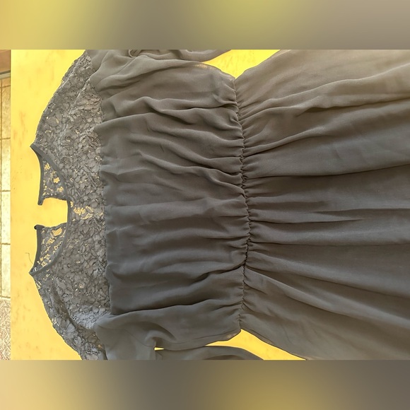 ASOS CURVE Navy blue dress size US 16 lace - Picture 3 of 6